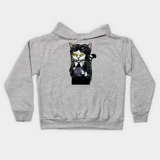 Goth Cat Kids Hoodie